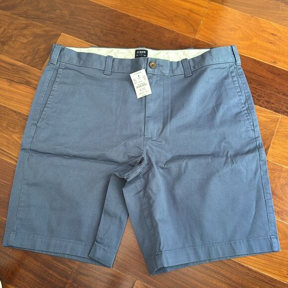 J.Crew NWT Men’s 9" Inseam Chino Shorts Blue Size 36 - Picture 3 of 5